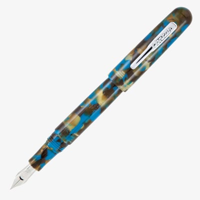 Conklin All American Fountain Pen - Southwest Turquoise Chrome Trim