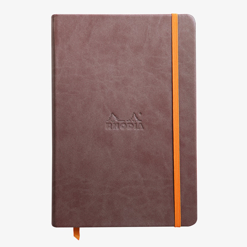Rhodia Rhodia Hardcover Notebook - A5 - Chocolate - Lined