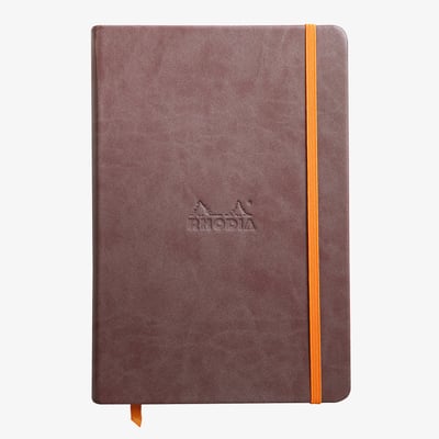 Rhodia Hardcover Notebook - A5 - Chocolate - Lined