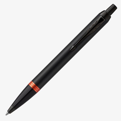 Parker IM Vibrant Rings Ballpoint Pen - Flame Orange