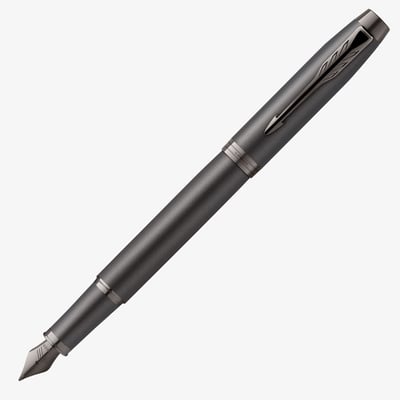 Parker IM Monochrome Fountain Pen - Titanium