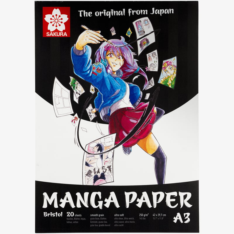 Sakura Sakura Manga Pad - A3