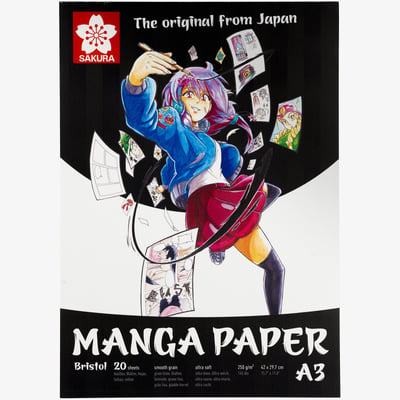 Sakura Manga Pad - A3