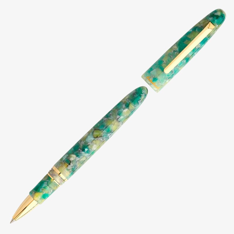 Esterbrook Esterbrook Estie Rollerball Pen - Sea Glass Gold Trim