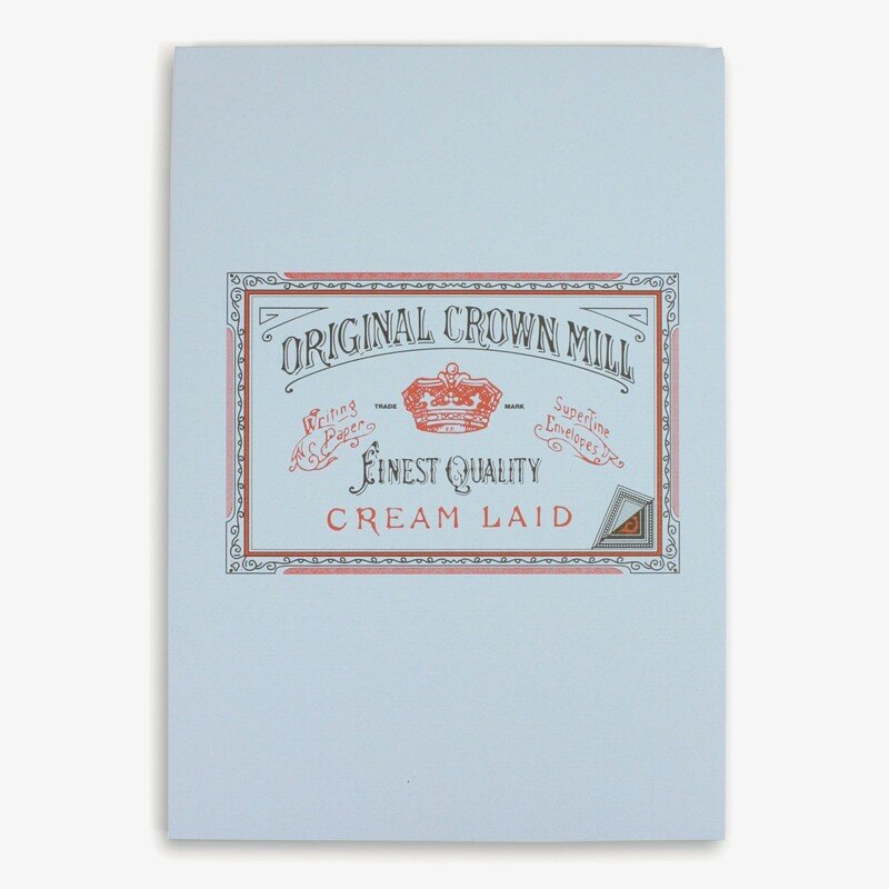 Crown Mill Crown Mill Classics A5 Paper Pad - 50 Sheets - Blue