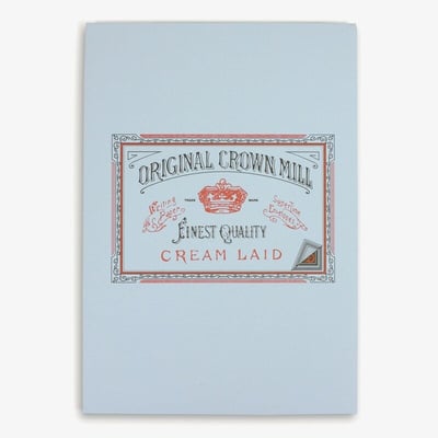 Crown Mill Classics A5 Paper Pad - 50 Sheets - Blue