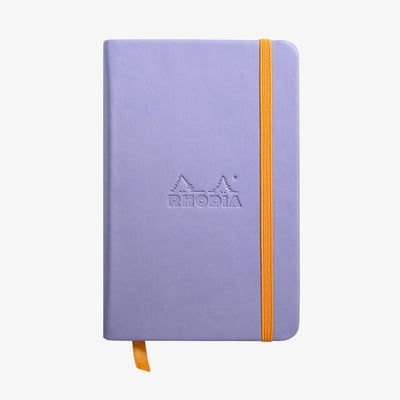 Rhodia Hardcover Notebook - Small - Iris - Plain