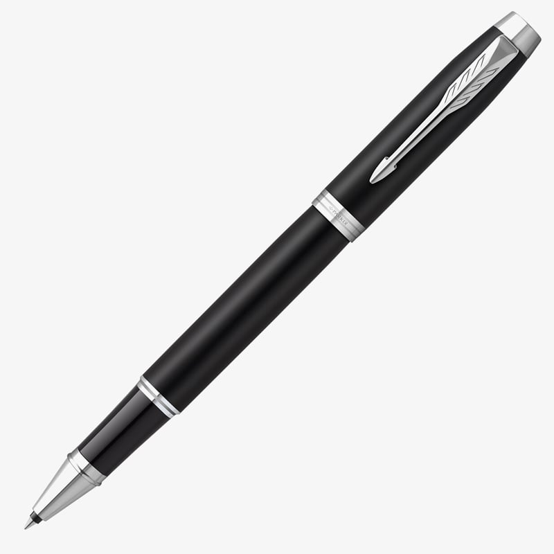 Parker Parker IM Rollerball Pen - Matte Black Chrome Trim