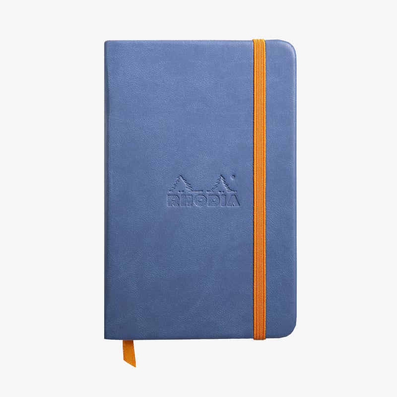 Rhodia Rhodia Hardcover Notebook - Small - Sapphire Blue - Plain