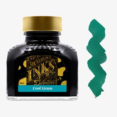 Diamine Ink Bottle 80ml - Cool Green