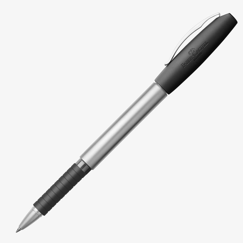 Faber-Castell Faber-Castell Basic Rollerball Pen - Matte Chrome