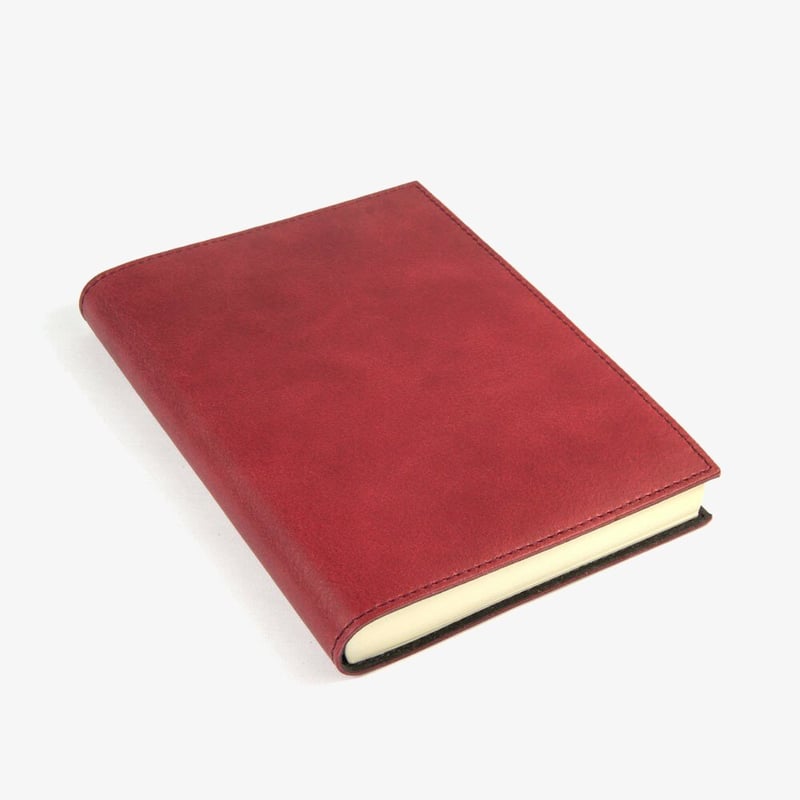 Papuro Papuro Capri Leather Journal - Red - Medium