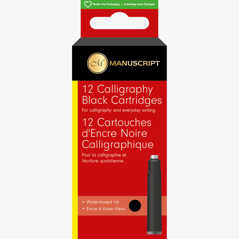 Manuscript Manuscript Ink Cartridges - Pack of 12