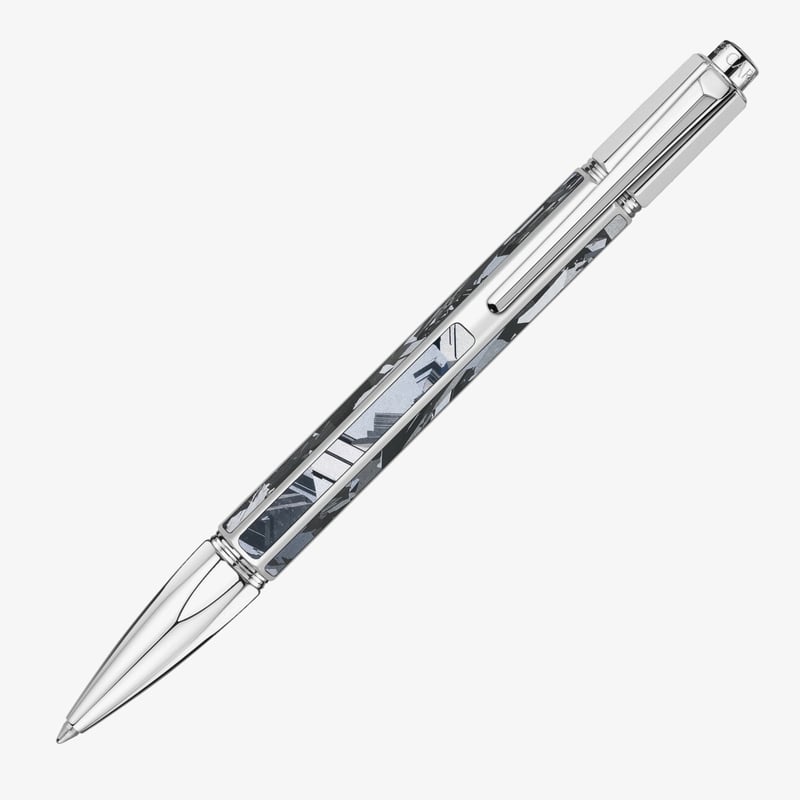 Caran d'Ache Caran d'Ache Silas Limited Edition Ballpoint Pen - Silver Rhodium Coated