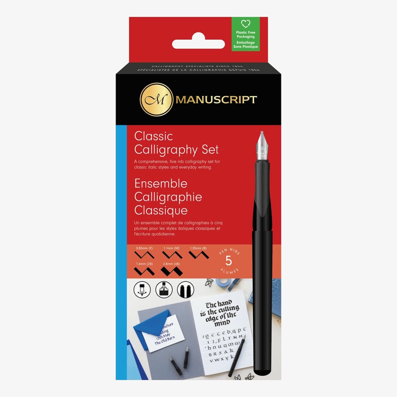 Manuscript Manuscript Classic Calligraphy Pen Set - Classic 5 Nibs
