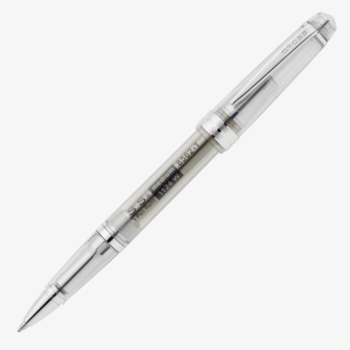 Cross Cross Bailey Light Ballpoint Pen - Translucent Clear Resin with Bright Chrome Trim