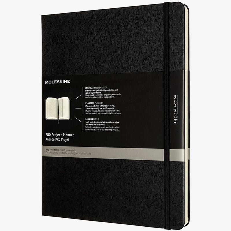 Moleskine Moleskine Pro Hardback Extra Large Project Planner - Black