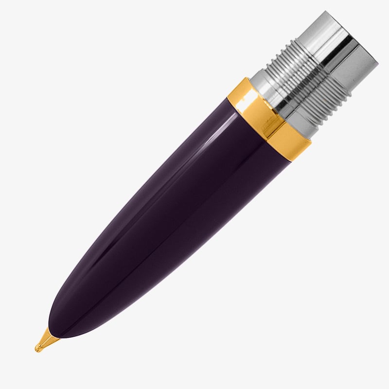 Parker Parker 51 Plum Gold Trim Nib - Solid 18K Gold