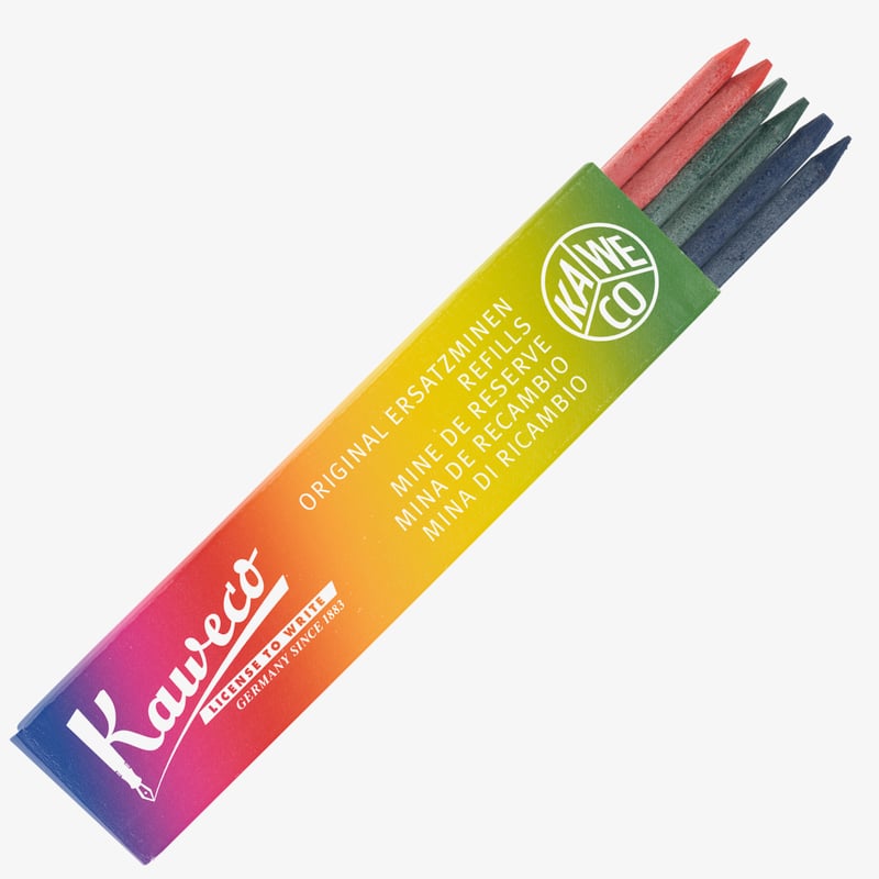 Kaweco Kaweco Coloured Leads - 3.2mm - Assorted Colours (Pack of 6)