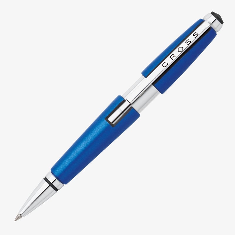 Cross Cross Edge Rollerball Pen - Nitro Blue