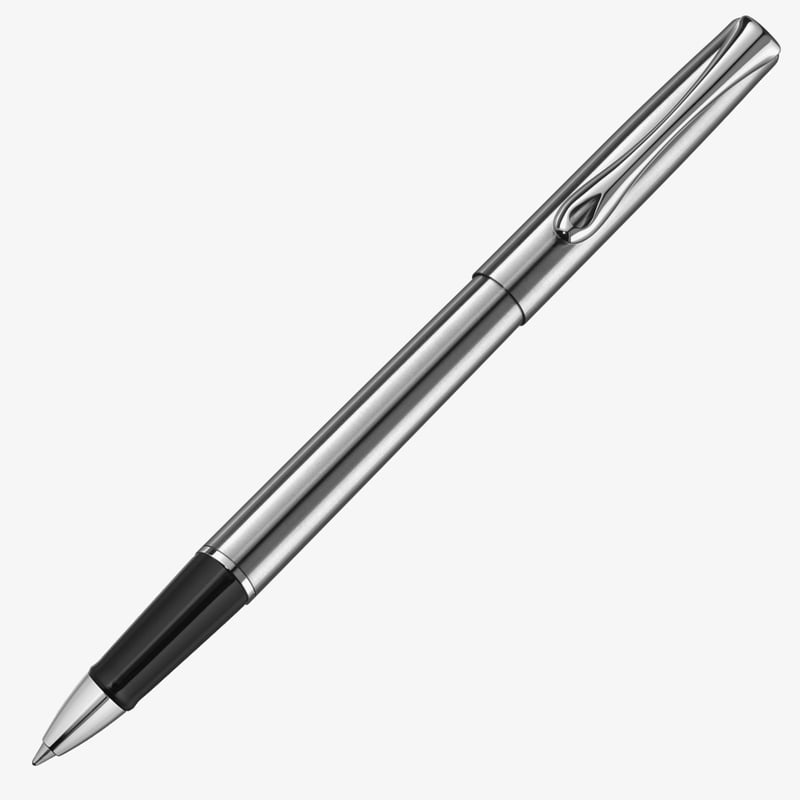 Diplomat Diplomat Traveller Rollerball Pen - Stainless Steel Chrome Trim