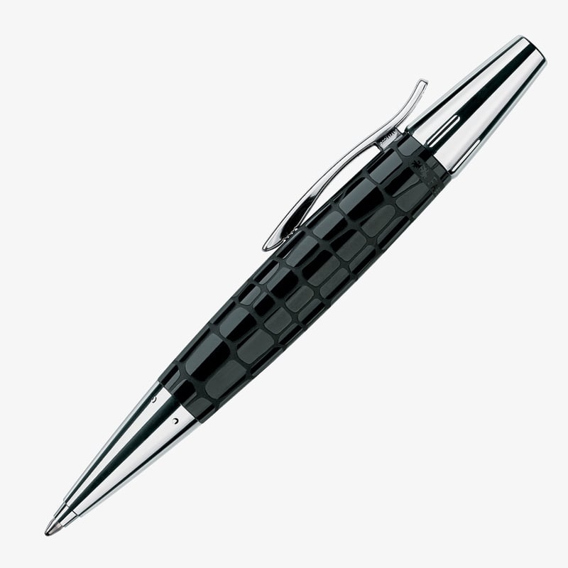 Faber-Castell Faber-Castell e-motion Ballpoint Pen - Croco Black