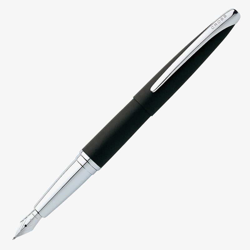 Cross Cross ATX Fountain Pen - Basalt Black