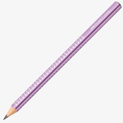 Faber-Castell Jumbo Sparkle Graphite Pencil - Violet Metallic