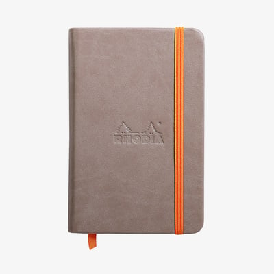 Rhodia Hardcover Notebook - Small - Taupe - Plain