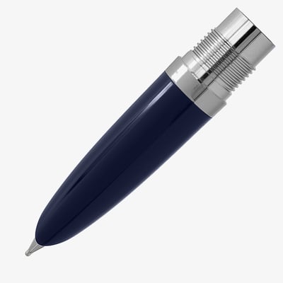 Parker 51 Midnight Blue Chrome Trim Nib - Stainless Steel