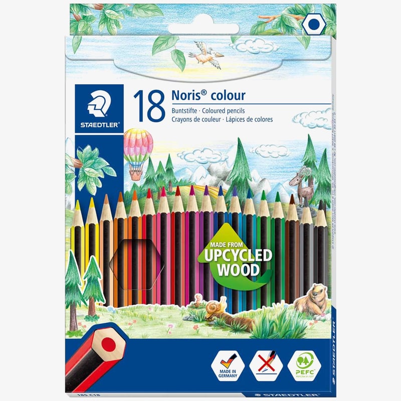 Staedtler Staedtler Noris Colouring Pencils - Assorted Colours (Pack of 18)