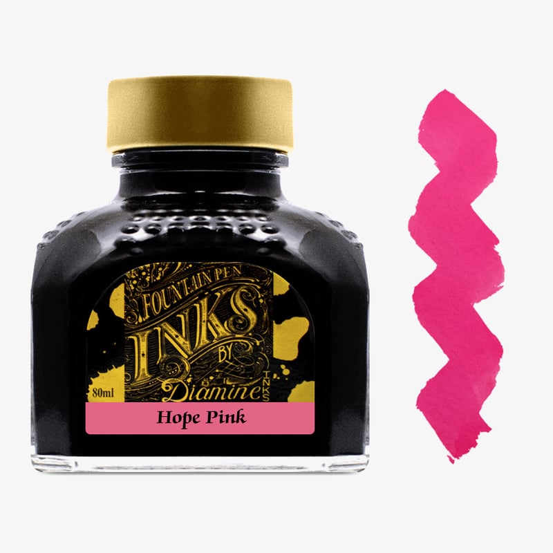Diamine Inks Diamine Ink Bottle 80ml - Hope Pink
