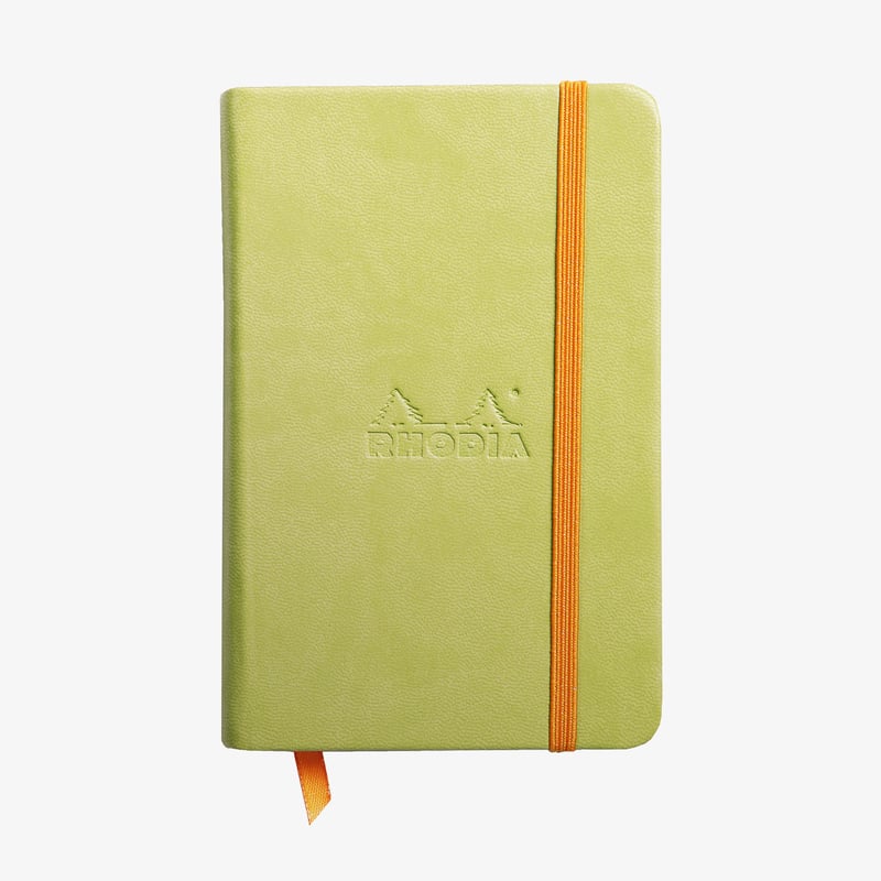 Rhodia Rhodia Hardcover Notebook - Small - Anise Green - Plain
