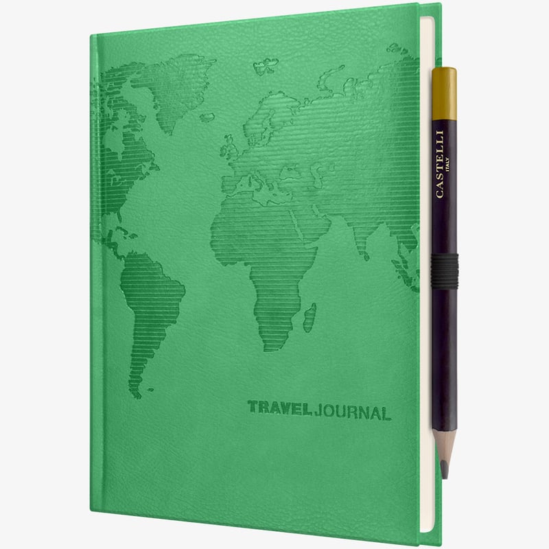 Castelli Castelli World Travel Journal - Ruled - Fern