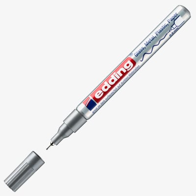 Edding 780 Gloss Paint Marker - Extra Fine - Silver