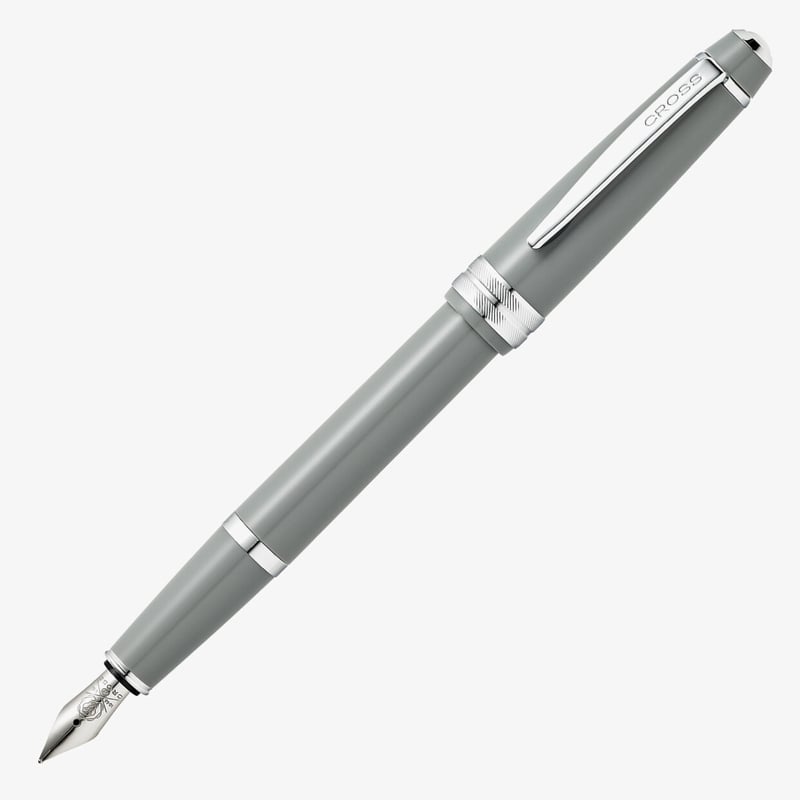 Cross Bailey Light Fountain Pen - Grey Chrome Trim