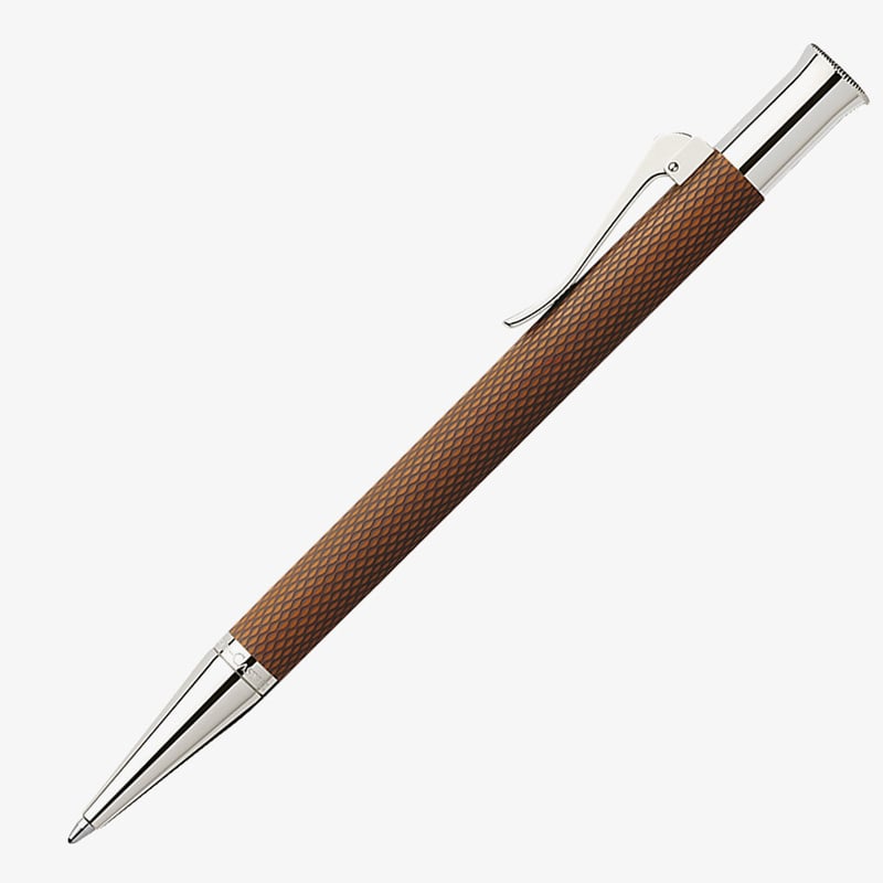 Graf von Faber-Castell Graf von Faber-Castell Guilloche Ballpoint Pen - Cognac