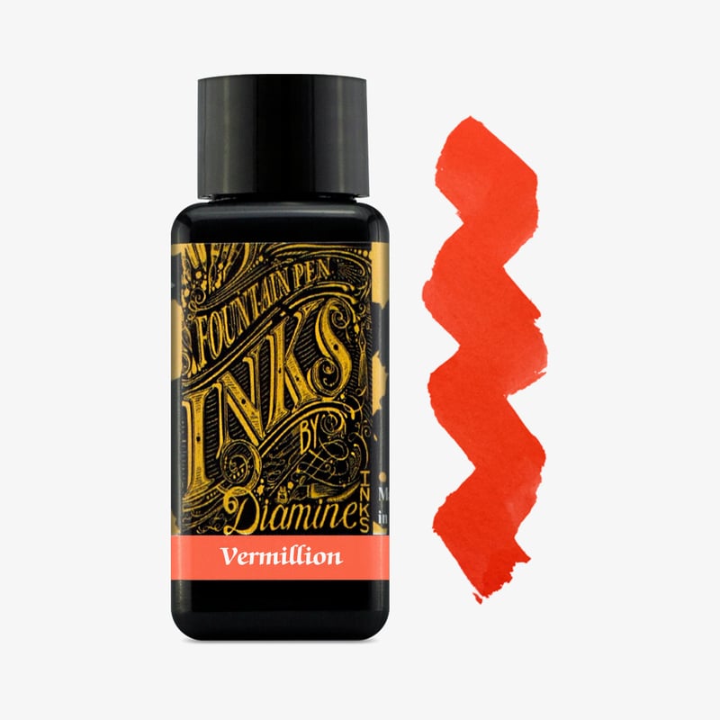 Diamine Inks Diamine Ink Bottle 30ml - Vermillion