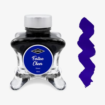 Diamine Inkvent Christmas Ink Bottle 50ml - Festive Cheer