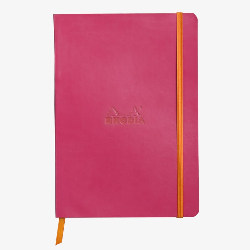 Rhodia Rhodia Softcover Notebook - A5 - Raspberry - Dotted