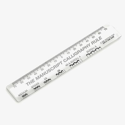 Manuscript Calligrapher's Rule