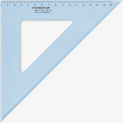 Staedtler Mars Set Square - 25cm 45°/45°