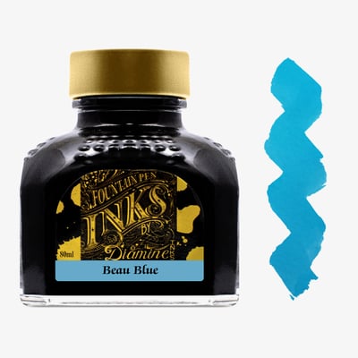 Diamine Ink Bottle 80ml - Beau Blue