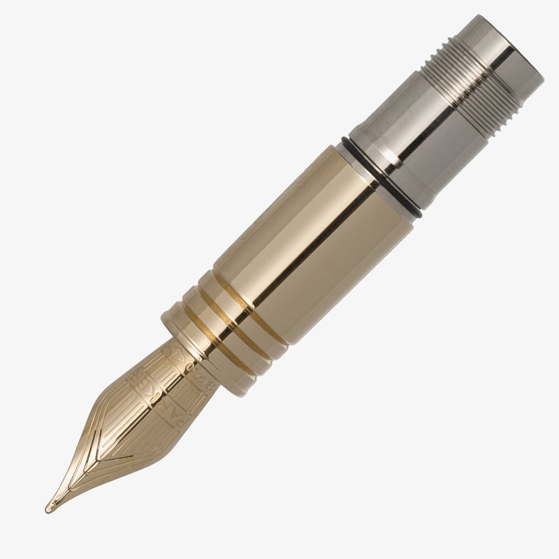 Parker Parker Premier Light Gold Trim Nib - Solid 18K Light Gold Plated