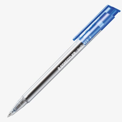 Staedtler 430 Stick Ballpoint Pen  - Fine - Blue