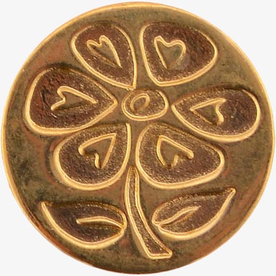Manuscript Decorative Sealing Coin - Flower