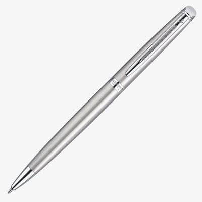 Waterman Hemisphere Ballpoint Pen - Stainless Steel Chrome Trim