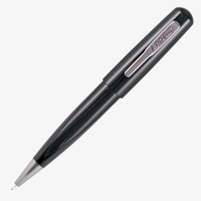 Conklin Conklin All American Ballpoint Pen - Raven Black Chrome Trim