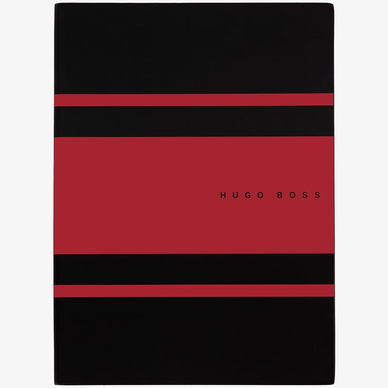Hugo Boss Gear A5 Notepad - Matrix Red