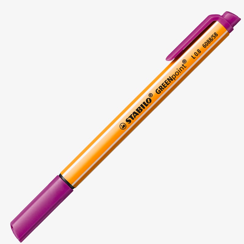 STABILO STABILO GREENpoint Fibre Tip Sign Pen